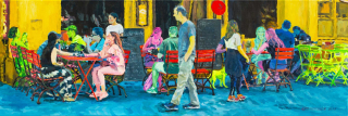Acryl auf Leinwand, 150x50cm, Alena Steinlechner 2019
