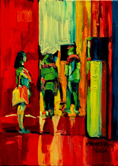 50x70Acryl auf Leinwand2021Alena Steinlechner