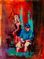 Marktplatz in Neustadt an der WeinstraßeSpeedpainting