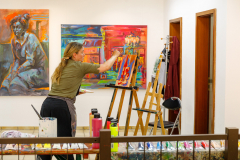 Vorführung während eines Workshops.