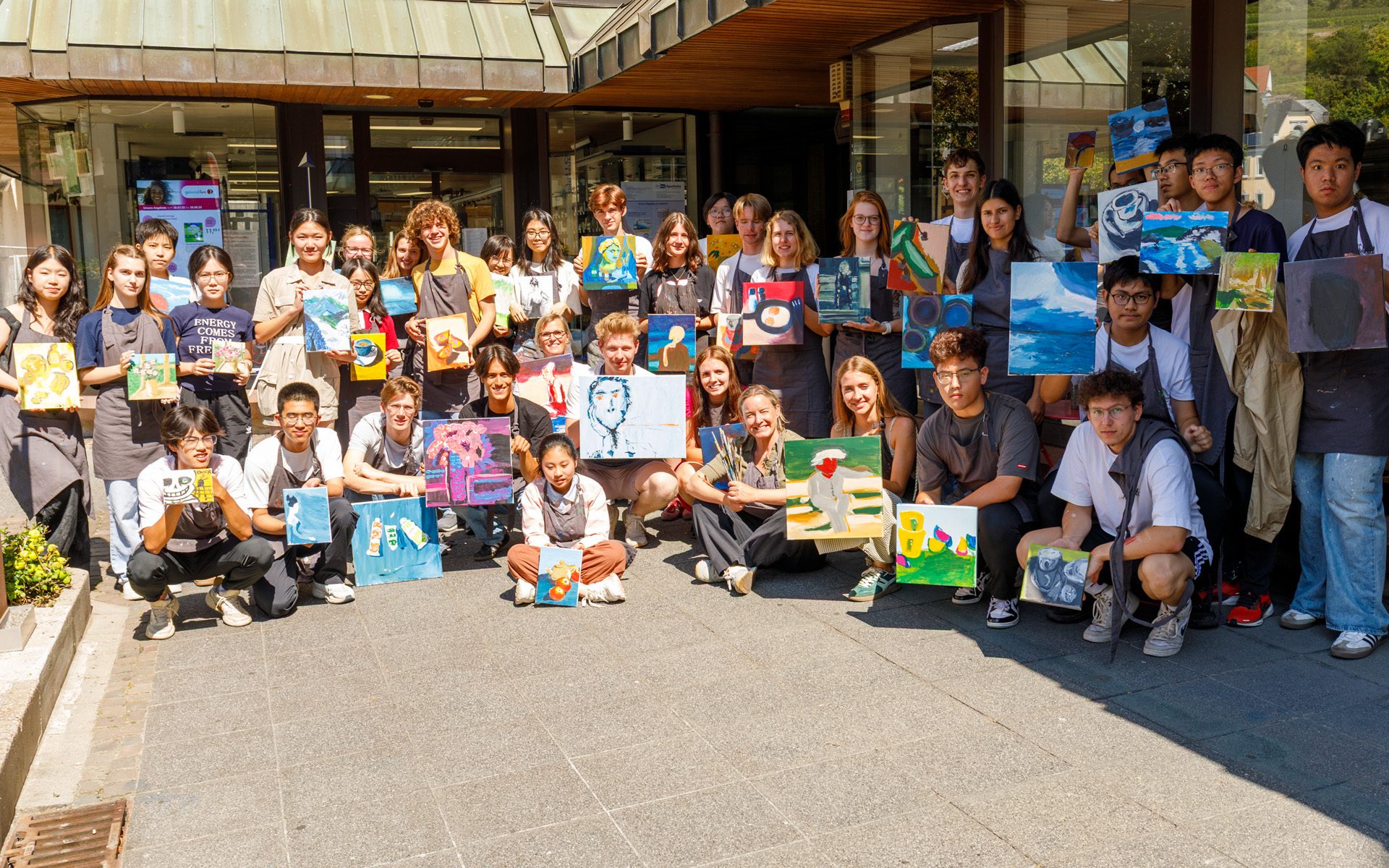 deutsch-chinesischer Schüleraustausch am 19. August 2025 im Atelier Alena Steinlechner, Rathausstraße 8A in 67433 Neustadt